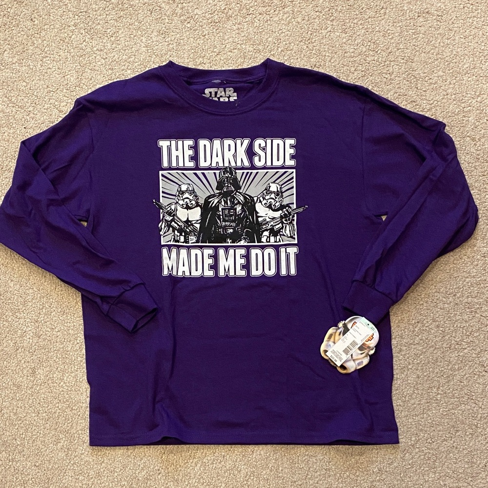 Star Wars Kid’s Purple Long Sleeve Tee